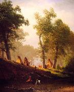 Albert Bierstadt The Wolf River oil painting picture wholesale